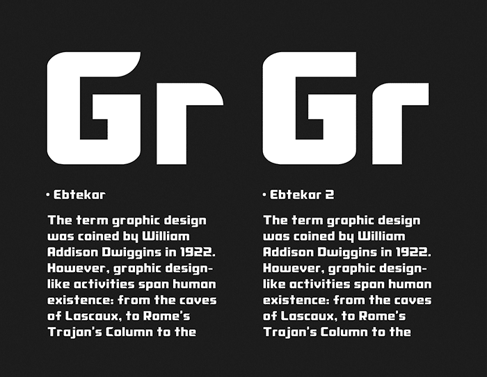 11-2 فونت ابتکار