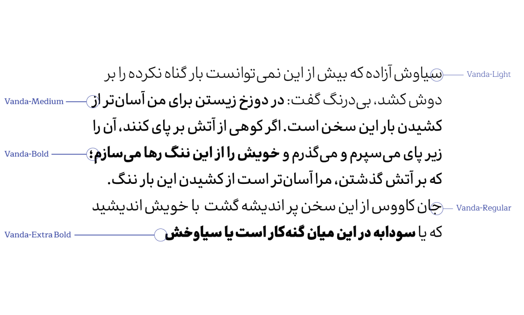 Poster-No4-1 فونت وندا